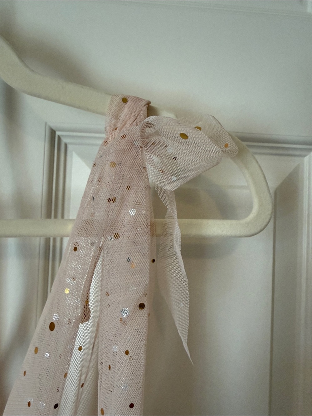 NWT Adore Me Blush Pink Sequin Mesh Chemise with thong, size L - Picture 5 of 8